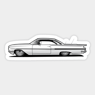 1959 Impala BW Sticker